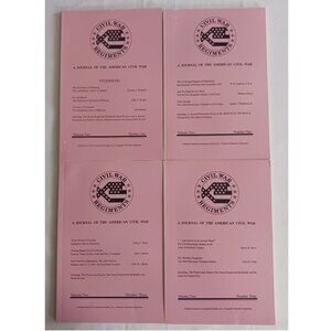 Civil War Regiments A Journal of the American Civil War Volume 2 Complete No 1-4